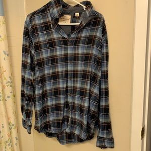 Flannel button down